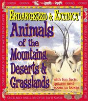 Cover of: Endangered and Extinct Animals of the Mountains, Deserts, and Grasslands by Michael Bright