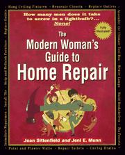 Cover of: The modern woman's guide to home repair