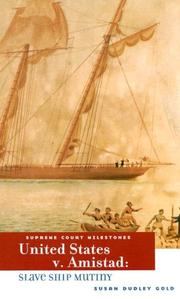 Cover of: U.s. V. Amistad by 