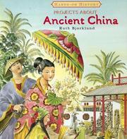 Cover of: Projects About Ancient China (Hands-on History)