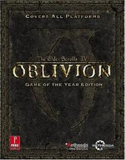 Cover of: Elder Scrolls IV: Oblivion Game of the Year: Prima Official Game Guide (Prima Official Game Guides) (Prima Official Game Guides)