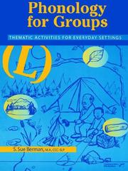 Cover of: Phonology for Groups