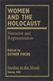 Cover of: Women and the Holocaust - Volume XXII | Esther Fuchs
