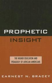Prophetic Insight by Ernest N. Bracey