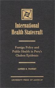 International Health Statecraft by Ulysses B. Panisset