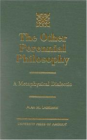 Cover of: The Other Perennial Philosophy by Alan M. Laibelman