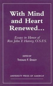Cover of: With Mind and Heart Renewed. . . | O.S.F.S., Thomas F. Dailey