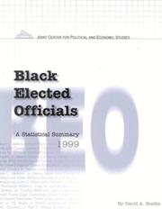 Cover of: Black Elected Officials by David A. Bositis