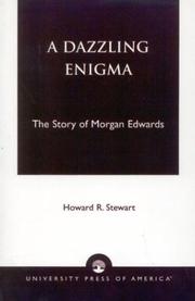 Cover of: A Dazzling Enigma: The Story of Morgan Edwards