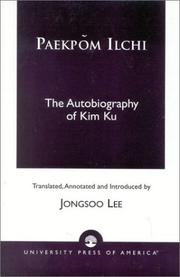 Cover of: Paekpom Ilchi by Jongsoo Lee