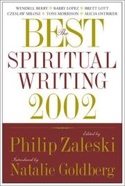 Cover of: The Best Spiritual Writing 2002 (Best Spiritual Writing)