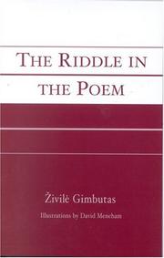 Cover of: The Riddle in the Poem