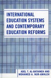 Cover of: International Education Systems and Contemporary Education Reforms by Al-Bataineh Adel T.