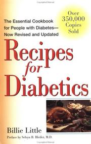 Cover of: Recipes for Diabetics by Billie Little