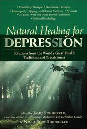 Cover of: Natural heal/depre tr by James Strohecker