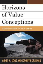 Cover of: Horizons of Value Conceptions: Axiological Discourses for the 21st Century