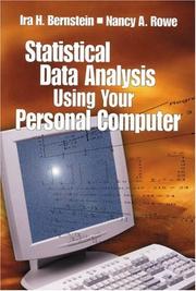 Cover of: Statistical Data Analysis Using Your Personal Computer