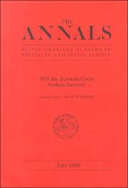 Will the Juvenile Court System Survive? by Ira M. Schwartz