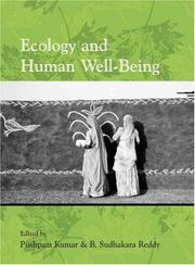 Cover of: Ecology and Human Well-Being by 