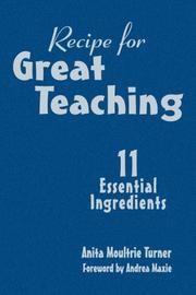 Cover of: Recipe for Great Teaching: 11 Essential Ingredients