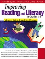 Cover of: Improving Reading and Literacy in Grades 1-5: A Resource Guide to Research-Based Programs