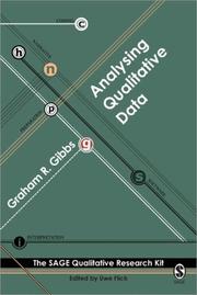 Cover of: Analysing Qualitative Data (Qualitative Research Kit) by Graham Gibbs