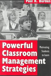 Cover of: Powerful Classroom Management Strategies by Paul R. Burden