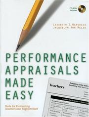Cover of: Performance Appraisals Made Easy: Tools for Evaluating Teachers and Support Staff