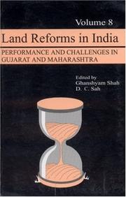 Cover of: Land Reforms in India: Performance and Challenges in Gujarat and Maharashtra (Land Reforms in India series)