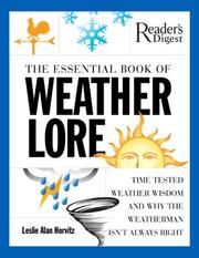 Cover of: The Essential Book of Weather Lore