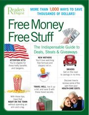 Cover of: Free Money Free Stuff by RD Editors