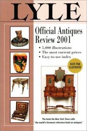 Cover of: Lyle Official Antiques Review 2001 (Lyle) by Anthony Curtis