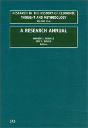 Cover of: A Research Annual