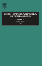 Cover of: Research on Professional Responsibility and Ethics in Accounting, Volume 12 (Research on Professional Responsibility and Ethics in Accounting) (Research ... Responsibility and Ethics in Accounting)