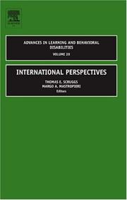 Cover of: International Perspectives, Volume 20 (Advances in Learning and Behavioral Disabilities)