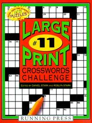 Cover of: Large Print Crosswords Challenge #11 (Large Print Crosswords Challenge)