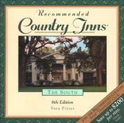 Cover of: Recommended Country Inns the South by Sara Pitzer