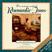 Cover of: Recommended Romantic Inns of America (Recommended Country Inns Series) by Julianne Belote