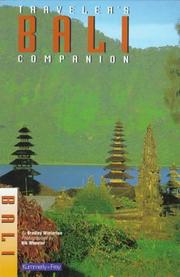 Cover of: Traveler's Companion Bali 1998