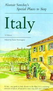 Cover of: Special Places to Stay Italy by Susan Pennington