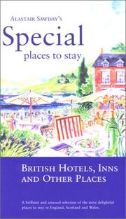 Cover of: Special Places to Stay British Hotels, Inns, & Other Places