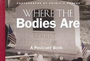 Cover of: Where the Bodies Are by Patricia Brooks, Patricia Brooks