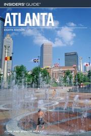 Cover of: Insiders' Guide to Atlanta, 8th (Insiders' Guide Series) by William Schemmel, John P. McKay, Bonnie McKay
