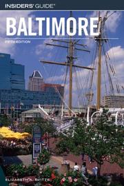 Cover of: Insiders' Guide to Baltimore, 5th by Mary K. Tilghman