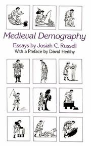 Cover of: Medieval demography: essays