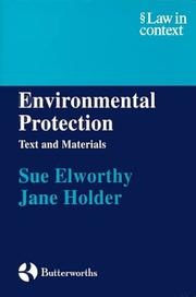 Cover of: Environmental Protection: Text and Materials (Law in Context)