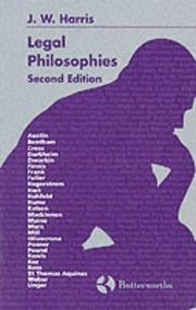 Cover of: Legal Philosophies | J. W. Harris