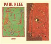 Cover of: Paul Klee 2003 Calendar by Paul Klee