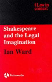 Cover of: Shakespeare and the legal imagination