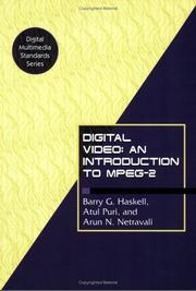 Cover of: Digital Video by Barry G. Haskell, Atul Puri, Arun N. Netravali